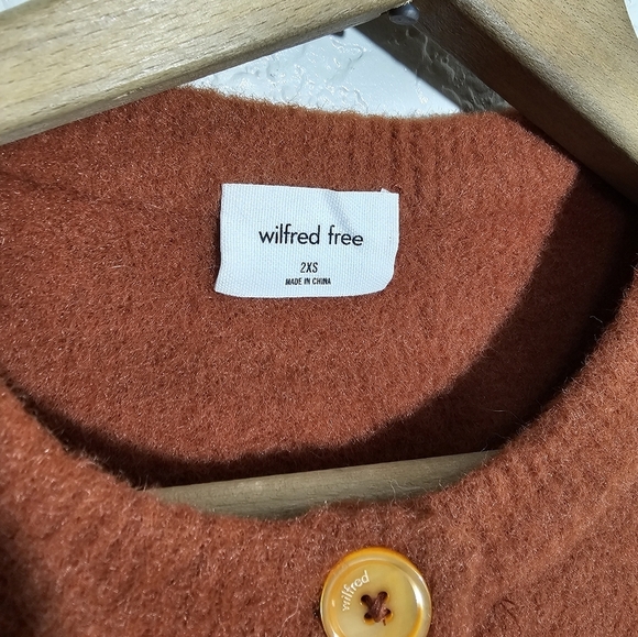 Aritzia Wilfred Free Brown Soft Knit Cardigan - Picture 4 of 4